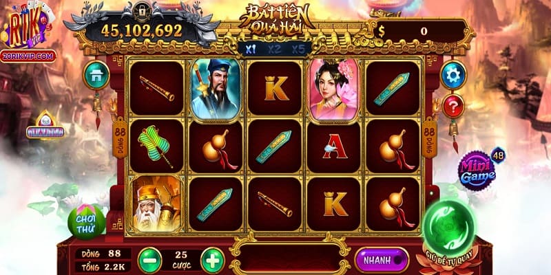 Máy đánh bạc – Tổng quan Slot game Rik